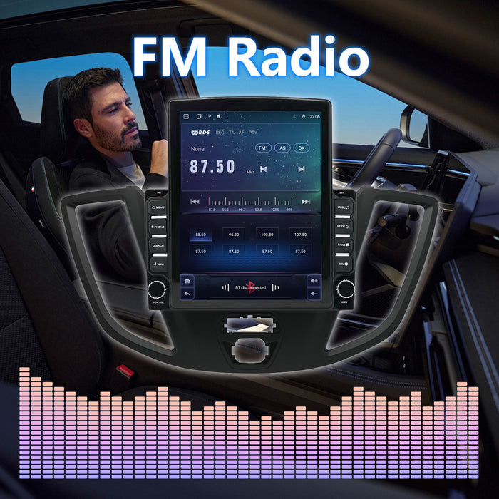 9.7" Android 13.0 Car Stereo Radio Upgrade Compatible with Ford Transit Connect 2015-2018