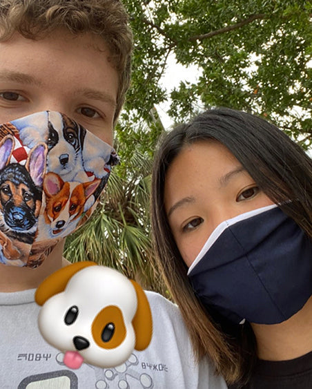 Adult Face Mask by Lillian Banderas