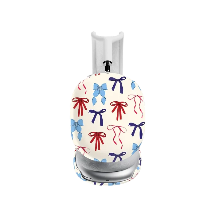 American Girlie | Red White & Blue Bows AirPods Max Case