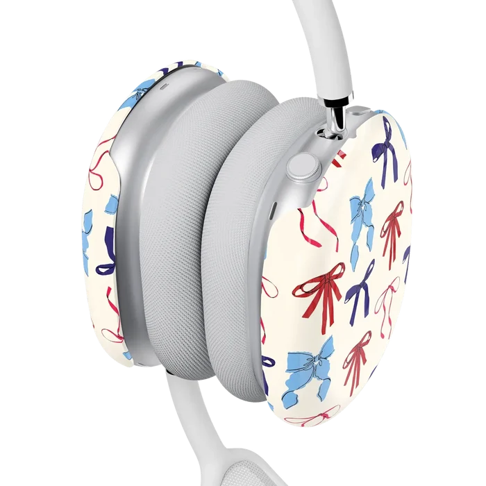 American Girlie | Red White & Blue Bows AirPods Max Case