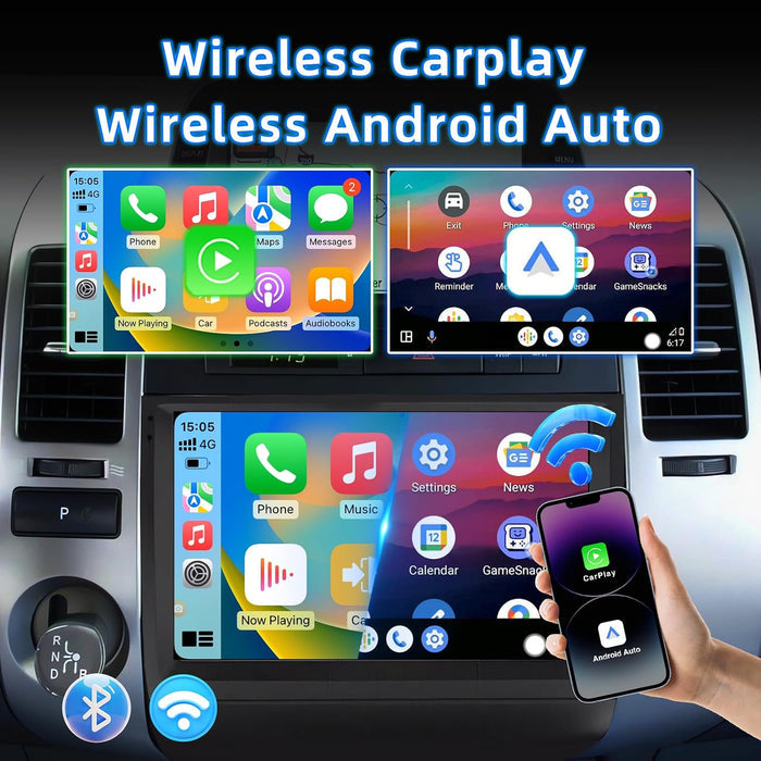 Android 13 Car Radio For Toyota Prius 2003 2004 2005 2006 2007 2008 2009 Support Wireless CarPlay Android Auto Bluetooth