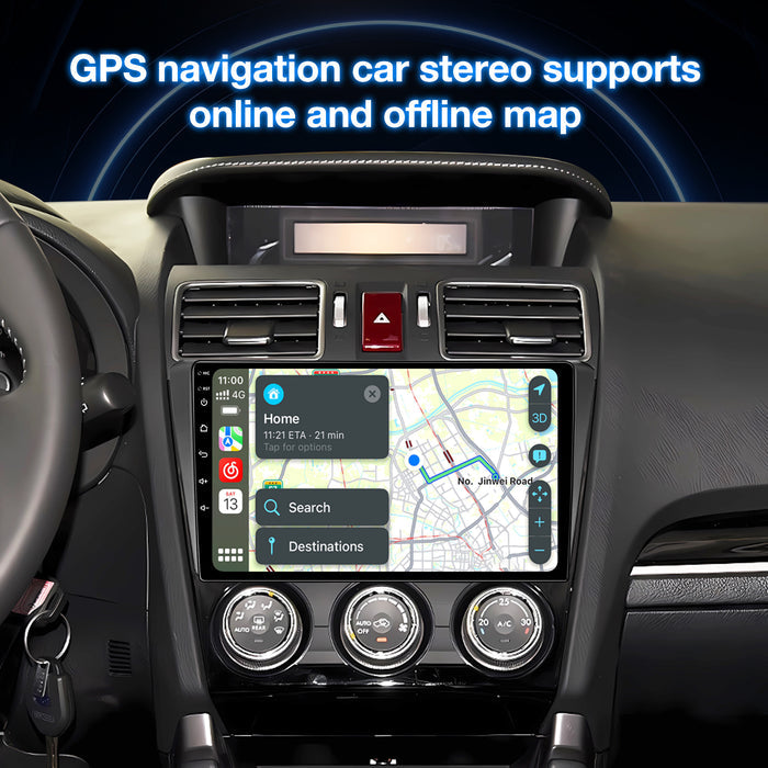Android 13 Car Stereo Radio Compatible with Subaru Forester WRX Impreza STi Crosstrek 2016-2018
