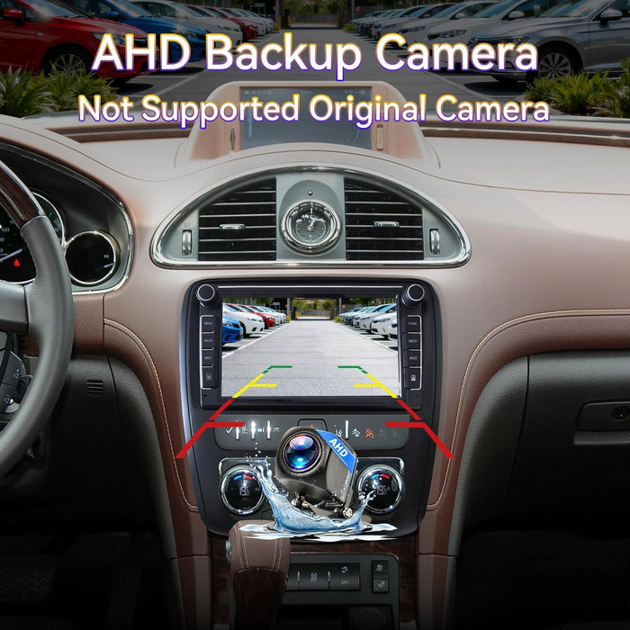 Android 14 Car Stereo for Buick Enclave 2013-2017 Upgrade Wireless CarPlay & Android Auto AHD Backup Camera GPS SWC FM WiFi Bluetooth