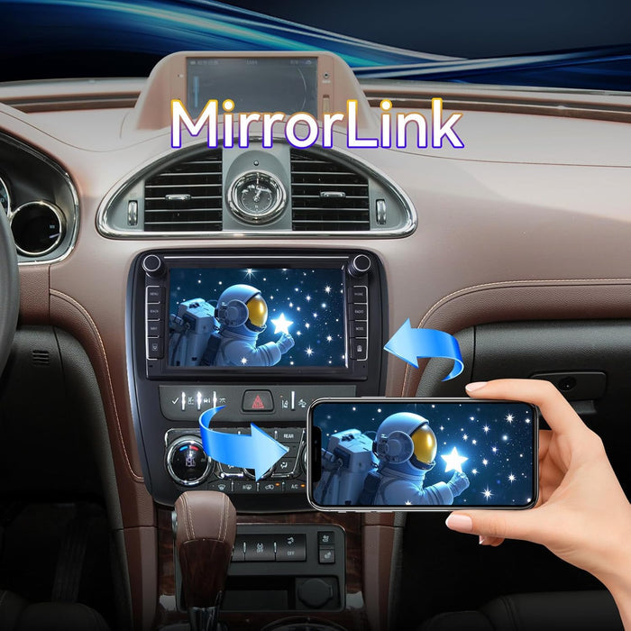 Android 14 Car Stereo for Buick Enclave 2013-2017 Upgrade Wireless CarPlay & Android Auto AHD Backup Camera GPS SWC FM WiFi Bluetooth