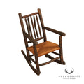 Antique Adirondack Rustic Style Children's Rocking Chair