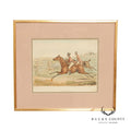 Antique English Aquatint 'Full Cry', After Henry Thomas Alken