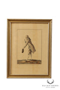 Antique French Fashion Galerie Des Modes Engraving