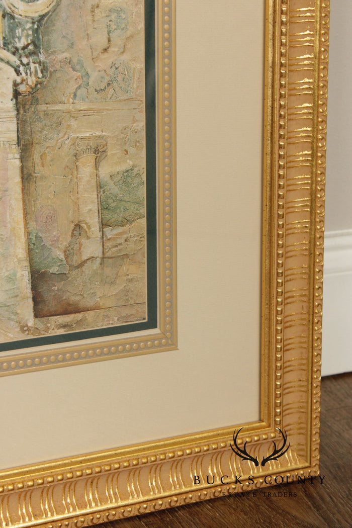 Arnold Iger Surrealist Style Framed Print, 'Imperial Peony'