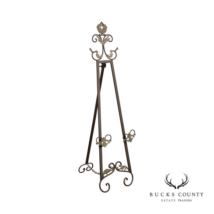 Art Nouveau Style Metal Easel