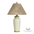 Asian Style Celadon Green Ceramic Table Lamp