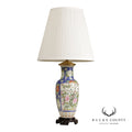 Asian Style Porcelain Vasiform Table Lamp
