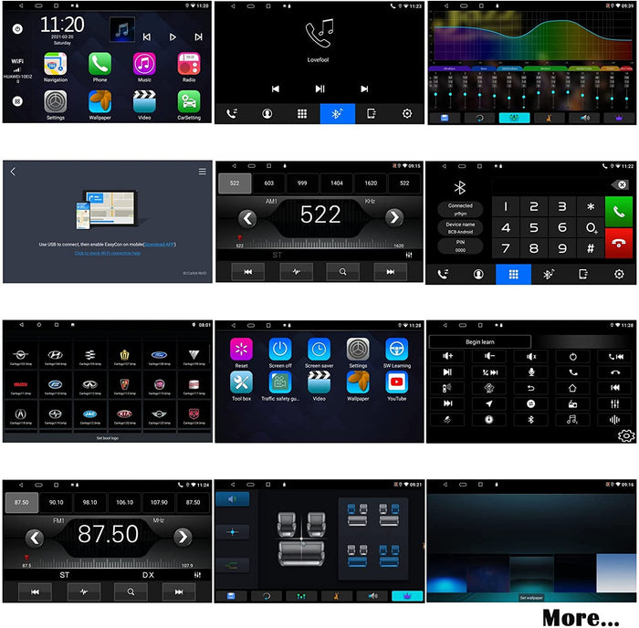 Binize 10Inch wireless CarPlay car radio with phone mirroring app