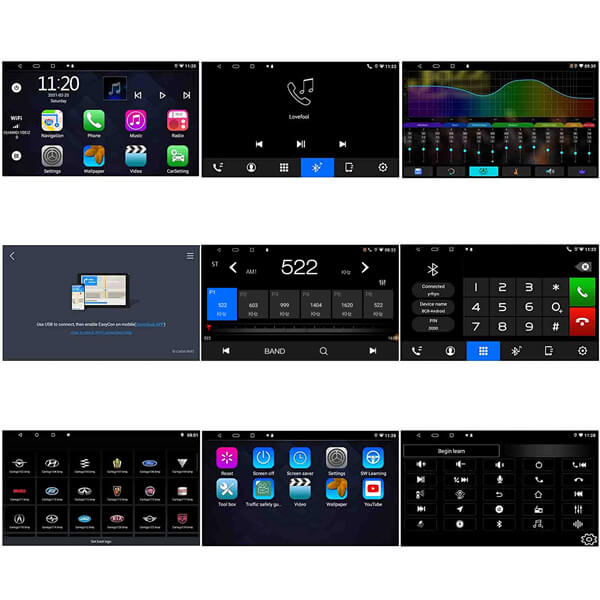 Binize 9 inch Hyundai Apple CarPlay radio for Solaris 2017-2018