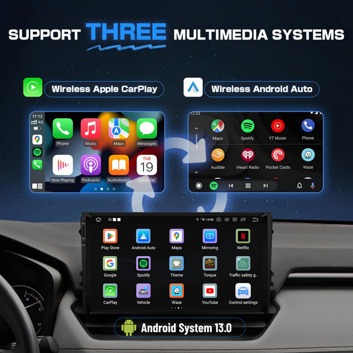 Binize B1 Android 13 CarPlay AI BOX for OEM Car with Wired CarPlay/Android Auto