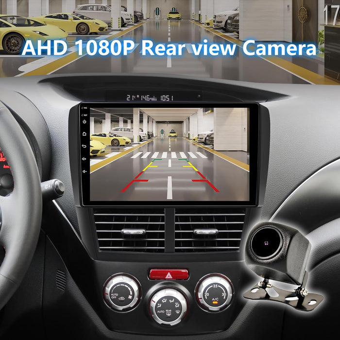 Binize Car Stereo Radio for 2008-2011 Subaru Forester & Impreza with Wireless CarPlay & Android Auto Mirror Link GPS Backup Camera