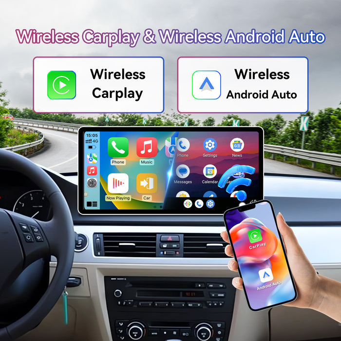 BINIZE MAX CarPlay AI Box for BMW – Android 13, 8-Core Wireless Multimedia System