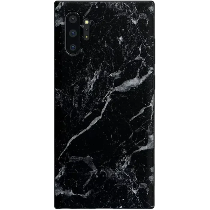 Black Pearl | Classic Black Marble Samsung Case Samsung Case get.casely Classic Galaxy Note 10 Plus