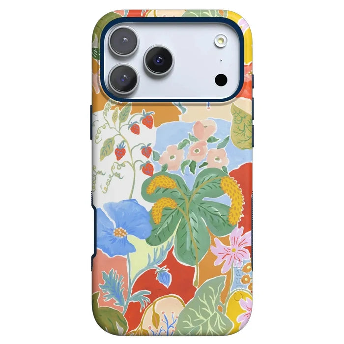 Botanical Blooms | Floral Patchwork Case iPhone Case get.casely Bold + MagSafe® iPhone 18 Pro Max