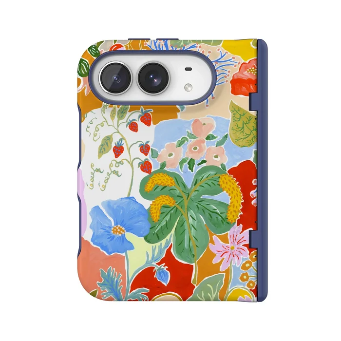 Botanical Blooms | Floral Patchwork Case iPhone Case get.casely Bold Flex + MagSafe® iPhone Duo