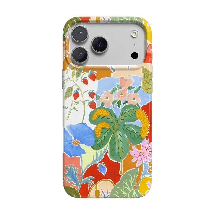 Botanical Blooms | Floral Patchwork Case iPhone Case get.casely Classic + MagSafe® iPhone 18 Pro