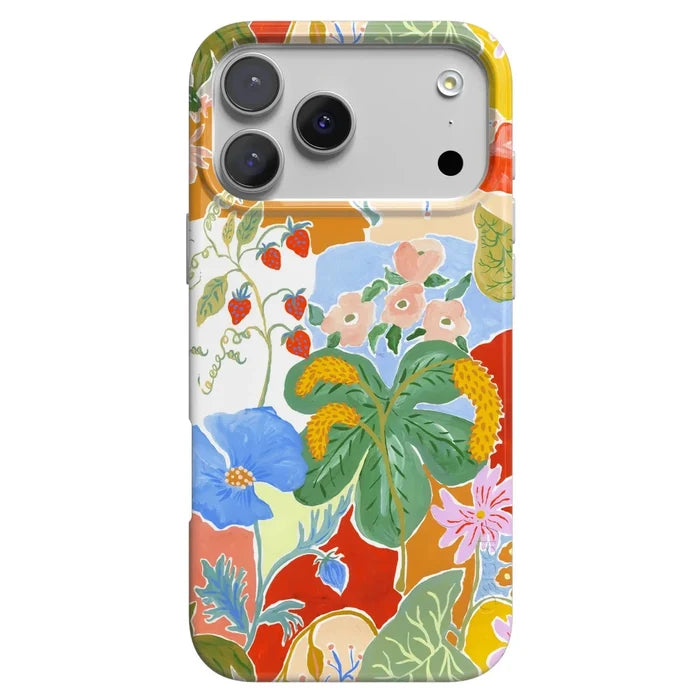 Botanical Blooms | Floral Patchwork Case iPhone Case get.casely Classic + MagSafe® iPhone 18 Pro Max