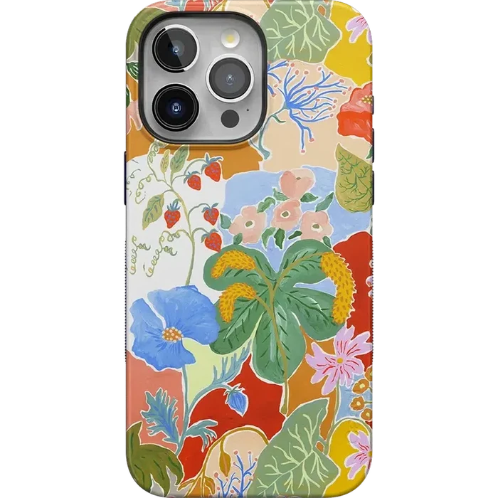 Botanical Blooms | Floral Patchwork Case iPhone Case get.casely Bold + MagSafe® iPhone 15 Pro Max