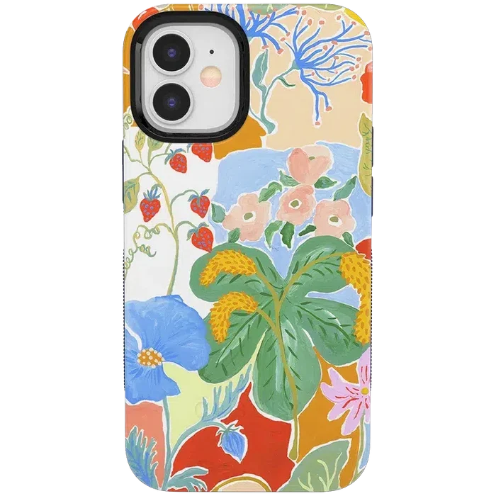 Botanical Blooms | Floral Patchwork Case iPhone Case get.casely Bold + MagSafe® iPhone 12 Pro