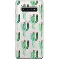 Cactus Patterned Clear Floral Samsung Case Samsung Case get.casely Classic Galaxy S10 Plus