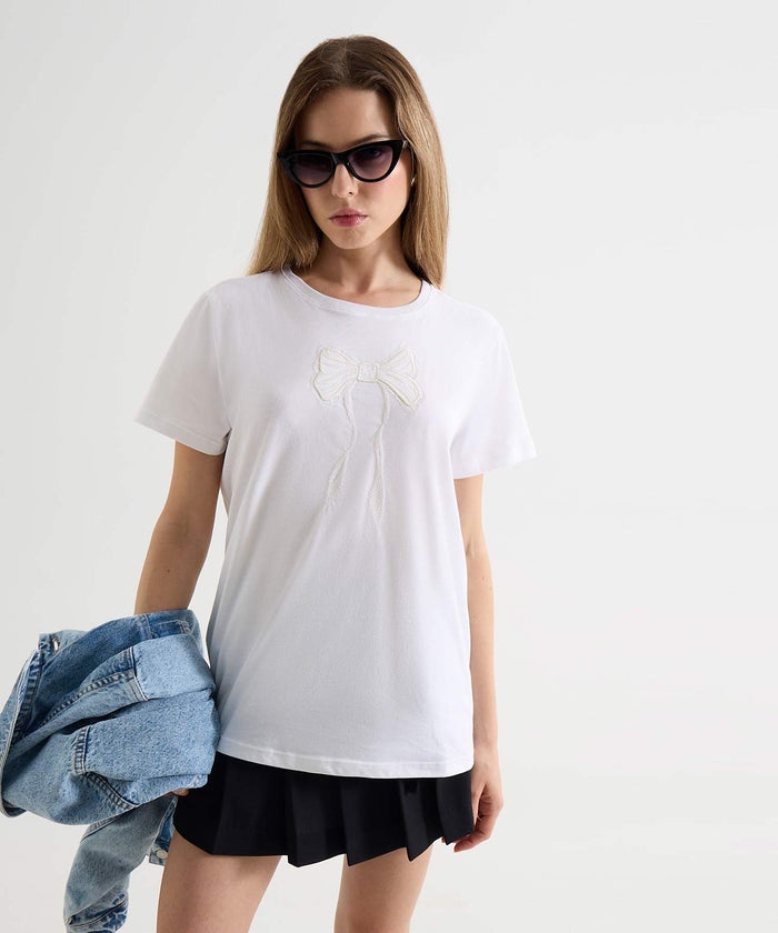 CAMISETA MANGA CORTA CUELLO REDONDO 28096358