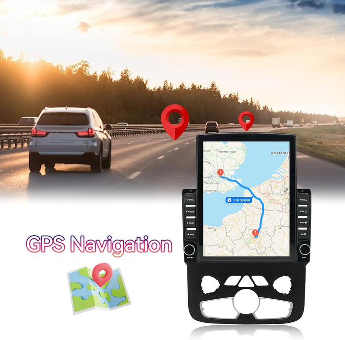 Car Stereo for Dodge Ram 1500/2500/3500 2013-2018 Upgrade Wireless CarPlay & Android Auto AHD Backup Camera GPS SWC FM WiFi Bluetooth