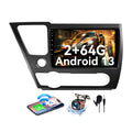 Car Stereo for Honda Civic 2014-2015 Upgrade Wireless CarPlay & Android Auto AHD Backup Camera GPS SWC FM WiFi Bluetooth