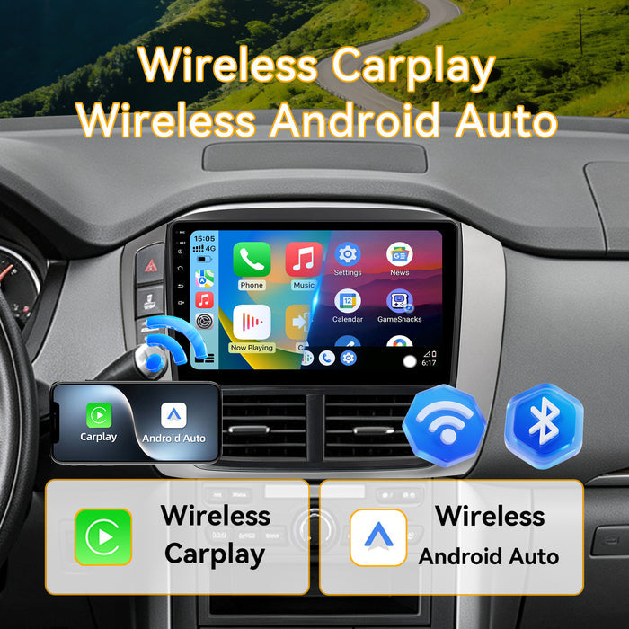 Car Stereo for Honda Pilot 2006-2008 Upgrade Wireless CarPlay & Android Auto AHD Backup Camera GPS SWC FM WiFi Bluetooth