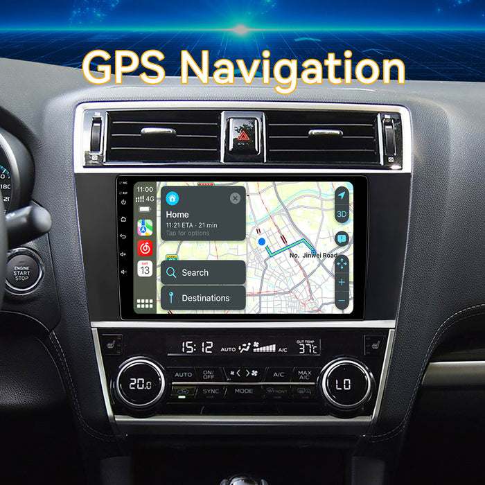 Car Stereo for Subaru Outback Legacy 2015-2018 Upgrade Wireless CarPlay & Android Auto AHD Backup Camera GPS SWC FM WiFi Bluetooth