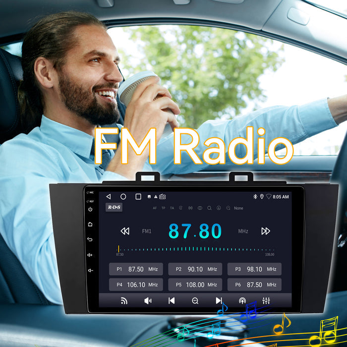 Car Stereo for Subaru Outback Legacy 2015-2018 Upgrade Wireless CarPlay & Android Auto AHD Backup Camera GPS SWC FM WiFi Bluetooth