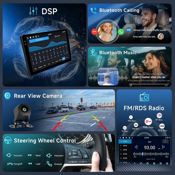Car Stereo for Toyota Prius XW50 2015-2020 with Touchscreen Wireless CarPlay &Android Auto, GPS,Bluetooth, WiFi