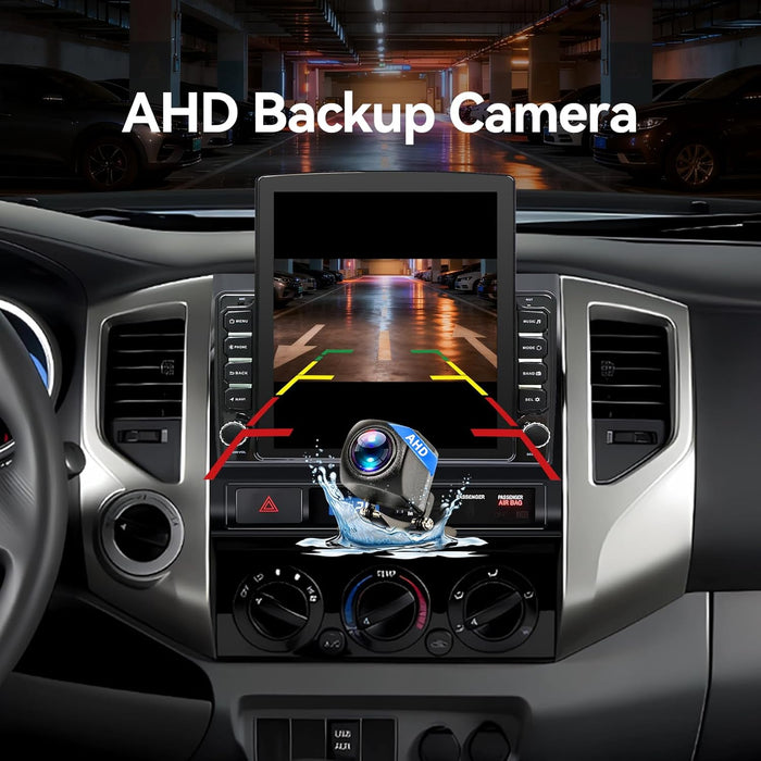 Car Stereo for Toyota Tacoma 2005-2015 Upgrade Wireless CarPlay & Android Auto AHD Backup Camera GPS SWC FM WiFi Bluetooth