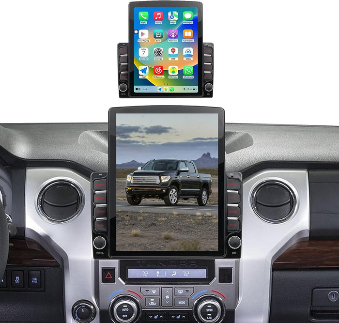 Car Stereo for Toyota Tundra 2014-2021 Wireless CarPlay & Android Auto Bluetooth GPS Navigation FM Radio Backup Camera