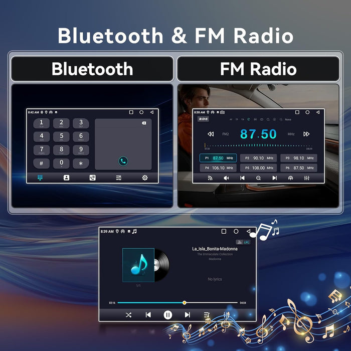 Car Stereo Radio for Nissan Rogue 2014 2015 2016 2017 2018 Manual AC Wireless CarPlay & Android Auto AHD Backup Camera  GPS SWC WiFi Bluetooth