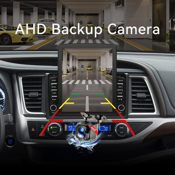 Car Stereo Radio for Toyota Highlander 2014 2015 2016 2017 2018 2019 Upgrade,Wireless CarPlay & Android Auto AHD Backup Camera GPS SWC Bluetooth