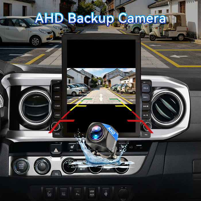 Car Stereo Radio for Toyota Tacoma 2016-2023 with Wireless CarPlay & Android Auto GPS SWC 1080p Backup Camera