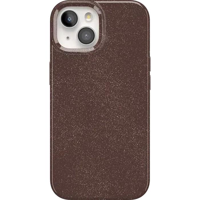 Cedar Trail | Brown Enchanted Shimmer Case iPhone Case get.casely Classic + MagSafe® iPhone 15 Plus
