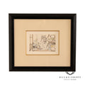 Charles Bragg 'Tax Attorney' Limited Edition Etching, Custom Framed