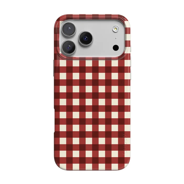 Checked Twice | Red Plaid Case