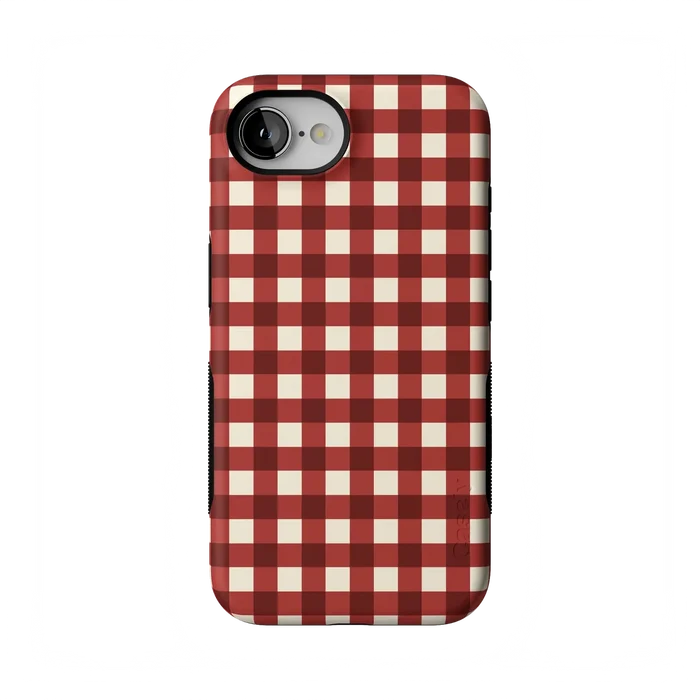 Checked Twice | Red Plaid Case