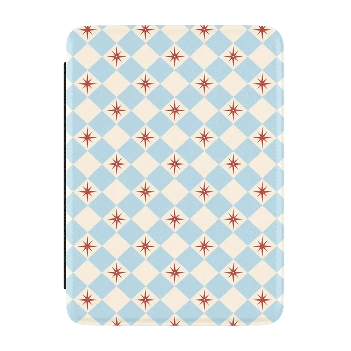 Chelsea Checker | Starlight Tiles Kindle Case | Casely