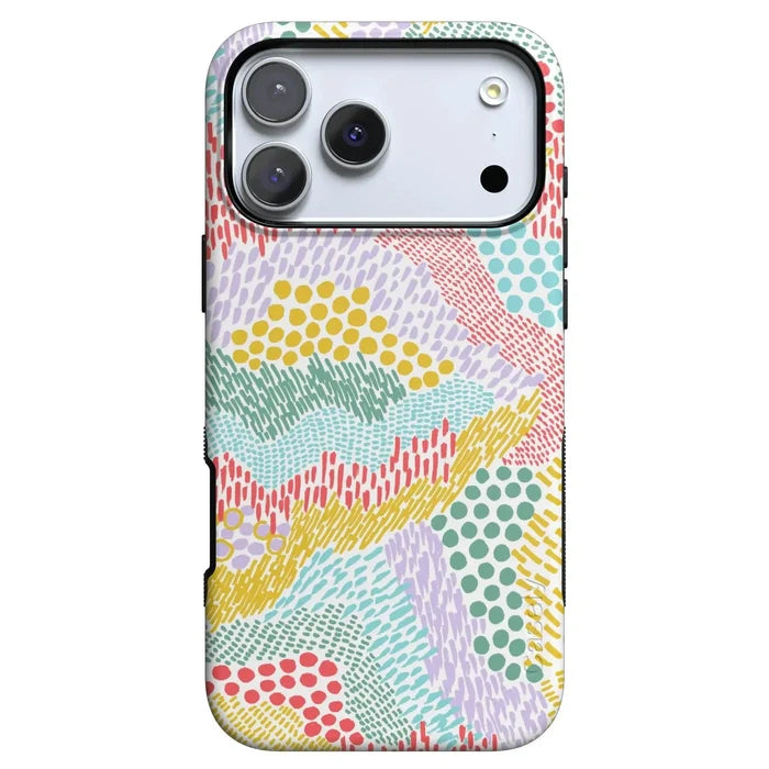 Color Me Happy | Pattern Colorblock Case iPhone Case get.casely Bold Flex + MagSafe® iPhone 18 Pro Max