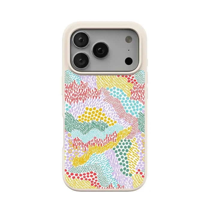 Color Me Happy | Pattern Colorblock Case iPhone Case get.casely