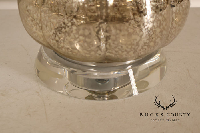 Contemporary Mercury Glass Table Lamp