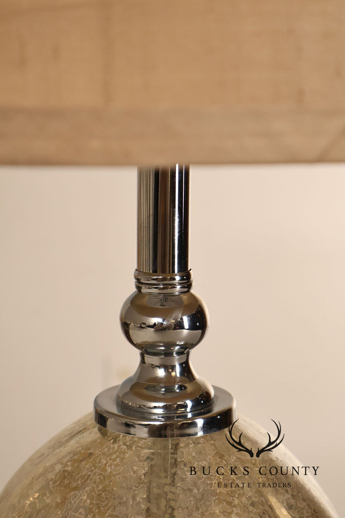 Contemporary Mercury Glass Table Lamp