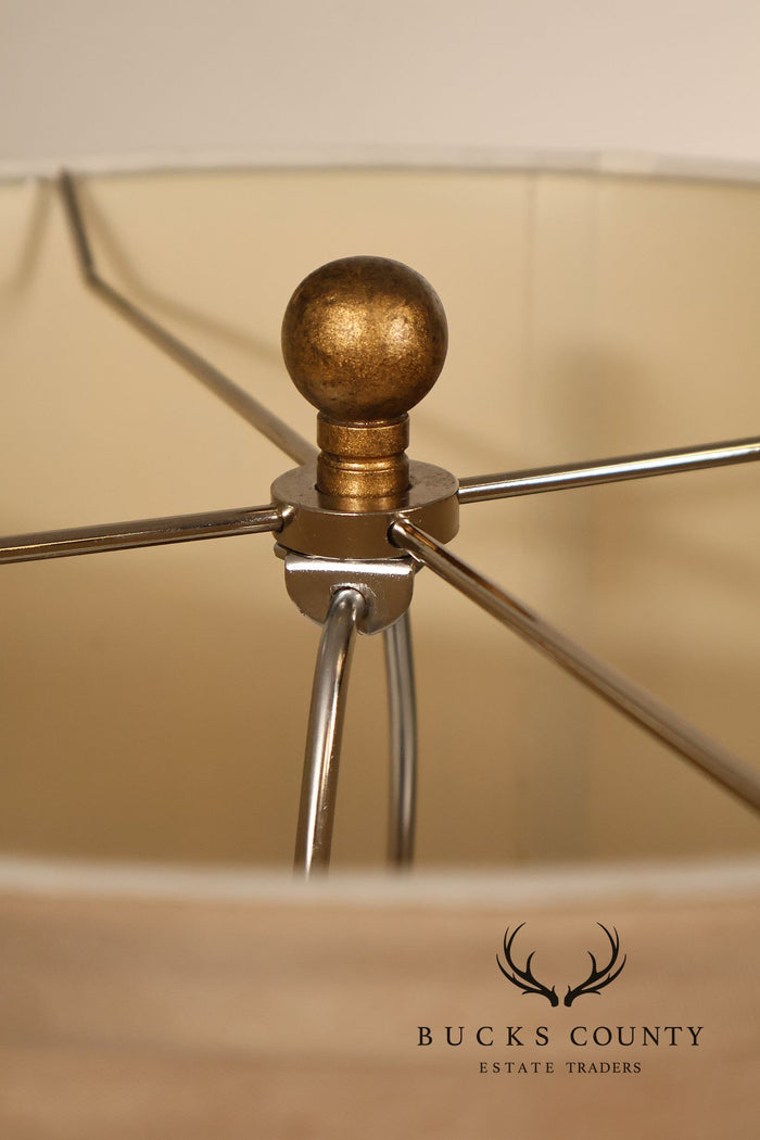 Contemporary Mercury Glass Table Lamp